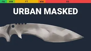 Kukri Knife Urban Masked - Skin Float And Wear Preview