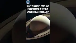 Saturn is strong in the birth chart.  #astrology #shani #saturn #shanidev #hinduastrology #jyotish