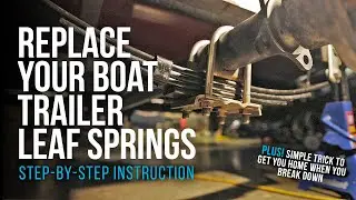 Replacing Trailer Leaf Springs (Plus! Simple trick)