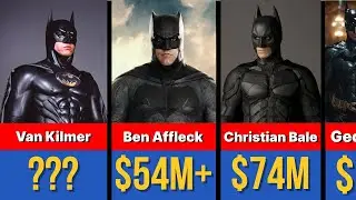 💰🤑 Every Batman Actor Paycheck for Each Movie 💰🤑| All Actors Paycheck Data