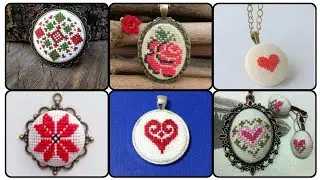 Beautiful cross stitch motives design | hand embroidery design #embroidery #2025 