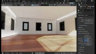 Gallery Scene blender + threejs