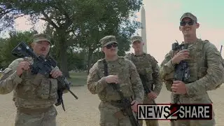 National Guard issued firearms to patrol Washington DC for crime