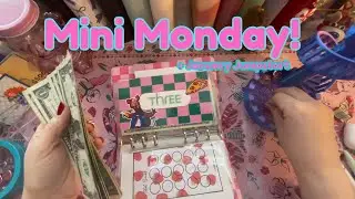Mini Monday cash stuffing. #cashstuffing #savingschallenges 