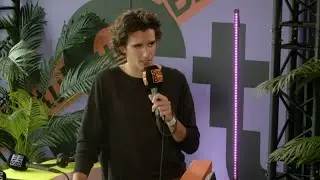 Tamino interview for Studio Brussel, at Rock Werchter
