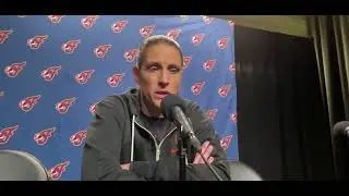 Indiana Fever head coach Stephanie White speaks to media after Fever loss vs Golden State Valkyries
