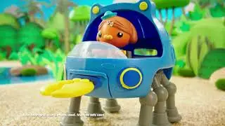 Octonauts   Beyond | Deluxe Toy Vehicle  Figure | Kwazii  Gup B Adventure Pack | Recreate Missions