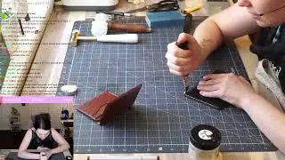 Leathercraft Finishing Up Wallets! HAPPY NEW WEEK 3 9