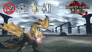 Monster Hunter Rise- Gold Rathian Lance No Armor Hunt