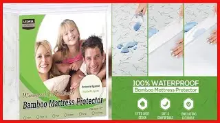 Queen Size Bamboo Mattress Protector Soft, Breathable, and Waterproof