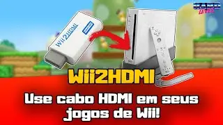 Wii2HDMI - Use cabo HDMI com jogos de Wii e Gamecube!