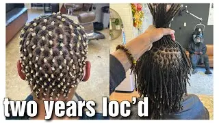 TWO YEARS LOC&rsquo;D | transformation photos