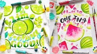 Oddly Satisfying Art Design Video Compilation | Most Satisfying Lettering and Calligraphy #16