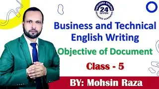 ENG201 Short Lecture - 05 | VU Short Lecture | Defining Objectives of Documents in (Urdu / Hindi)