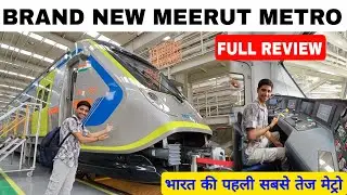 BRAND NEW MEERUT METRO FIRST LOOK  ||  INDIA'S  FASTET METRO .
