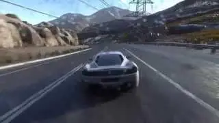 wet pavement driving a Grotti in DRIVECLUB&trade; No HUD