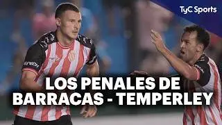 LOS PENALES DE BARRACAS CTRAL. 2 (4) - (3) 2 TEMPERLEY POR LOS 32AVOS DE FINAL DE LA COPA ARGENTINA
