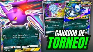 Crobat EX + Nihilego + Mega-Absol | El deck de VENENO que gan&oacute; el torneo ☠️🏆 Pokemon TCG Pocket!