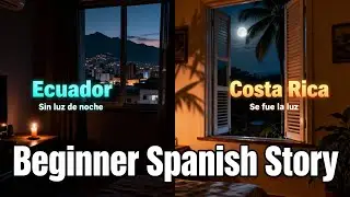 Two Nights Without Power 🌙 | Beginner Spanish Stories from Ecuador & Costa Rica