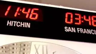 Digital Time Zone Clock