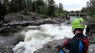 Whitewater kayaking in etnedal norway