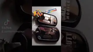 TIKTOK MILITARY DOGTAG