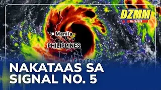 Signal no. 5 raised in 4 areas, Metro Manila under signal no. 3 due to 'Uwan' | (09 November 2025)