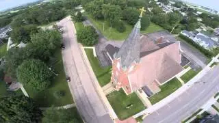 Flying over Spring Grove MN
