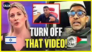 Anti-Israel Muslim Lawyer PANICS When Host Shows Him This Deleted Video! 