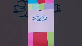 Drawing Hack | Love Fish from numbers 3333 #drawing #art #shorts
