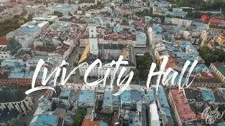 Lviv town hall Ратуша Площа Ринок Львів з висоти 2021 Rynok square drone