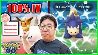 I Caught the Rarest Event Pokemon During Mega Camerupt Raid Day in Bangkok Thailand! - Pokemon GO