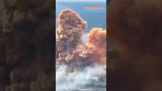 Additional footage of the strike on the nitric acid tank in Luhansk region has surfaced. 4/9/22