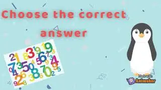 Numbers 1-10. Choose the correct answer