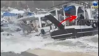 120 km/h ! strong storm hits Antalya, southern Turkey