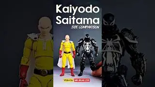 Onepunch man sizecomparison #onepunch#actionfigure#sizecomparison#saitama#kaiyodo#amazingyamaguchi
