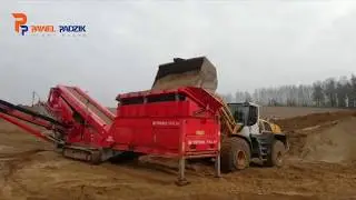 Terex Finlay 683 while crushing
