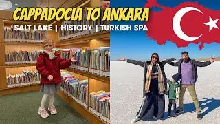 ලුණු විලක් මැද Cappadocia to Ankara | Tuz Lake, Atat&uuml;rk Mausoleum & Turkish Bath