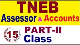 Class 15 l TNEB Assessor & Junior Assistant Accounts | Aptitude and Mental Ability Questions