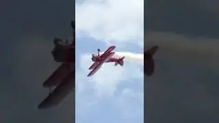 Vicky Benzing  Stearman Immelmann #airventure #airshow #stearman #biplane #aerobatics #oshkosh #osh