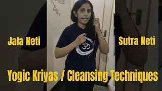 Jala & Sutra Neti Kriya Demo | Yogic Cleansing Technique | Yoga | Shevadhi Treasure
