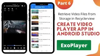 Video Player App in Android Studio (Part 6) | Retrieve Video Files from Storage