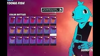 Toona Fish Customization Color Bottle Locations Fortnite