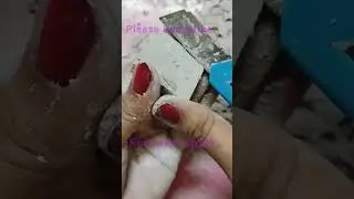 🤩Crunchy White🤍 Slate Cubes Wet 💦 Cleaning Video💥 #satisfying #scraper #cleaningvideos #asmr#diy