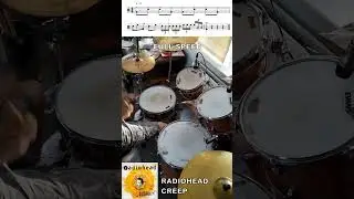 Radiohead - Creep - Drum Fill (with sheet music)