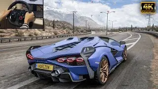 Lamborghini Sian Roadster - Forza Horizon 5 | Logitech G29 Gameplay