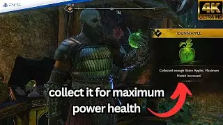 From 100 HP to 1000 HP how ? | God ofwarRagnar&ouml;k- Health upgrades| Idunn apple