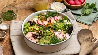 This Chickpea Salad Is Packed With Protein And Spring Flavors