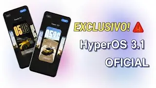 EXCLUSIVO! 🚨 HyperOS 3.1 Oficial: A Xiaomi se SUPEROU nessas novas TELAS de BLOQUEIO!