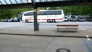 Ankunft Linienbus der RVD aus Dresden am ZOB Berlin